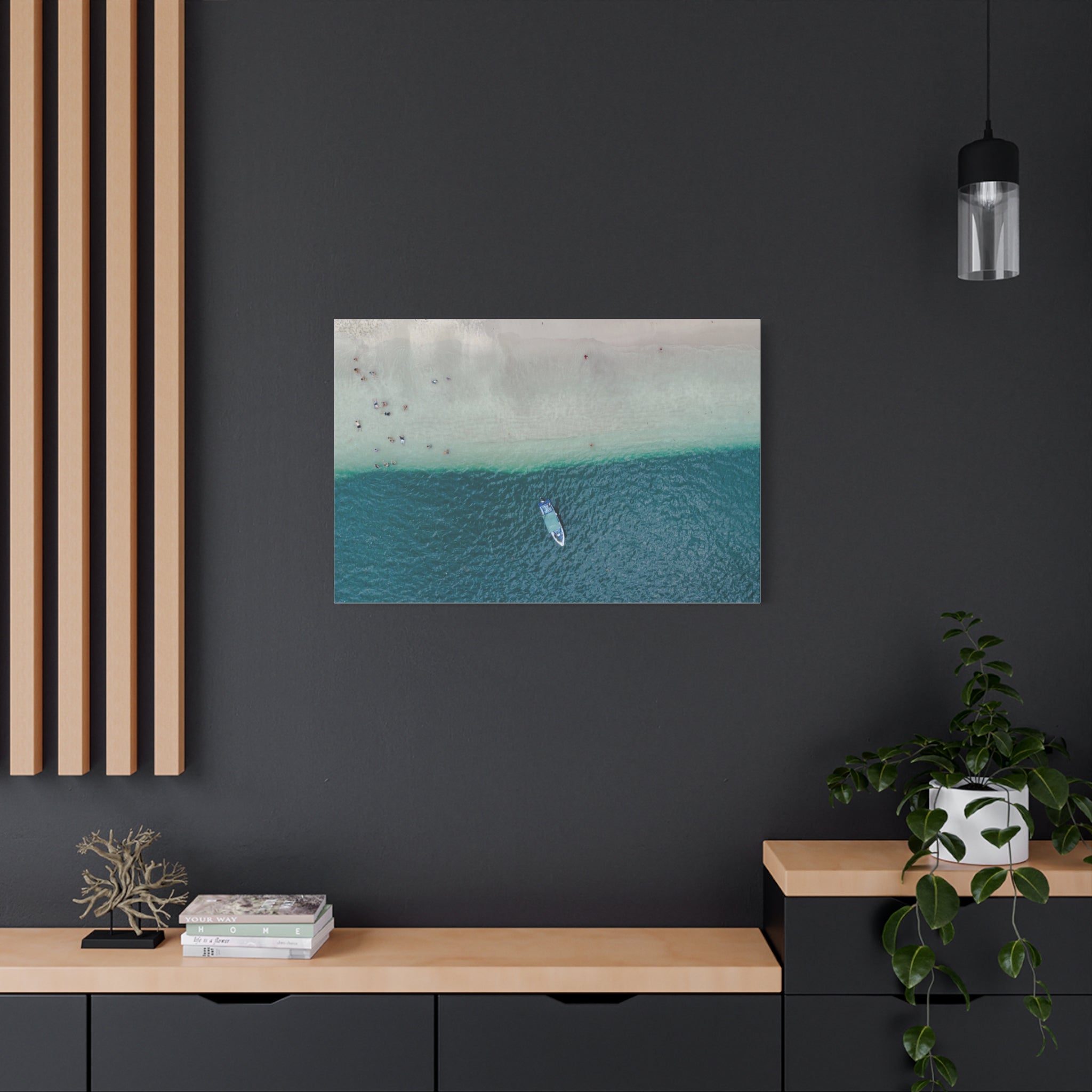 Floating in the Sea, Playa Conchal - Matte Canvas
